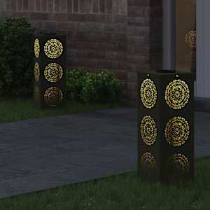 Solární LED Cestovní Světlo 2 pcs Olivově zelená - obrázek 3
