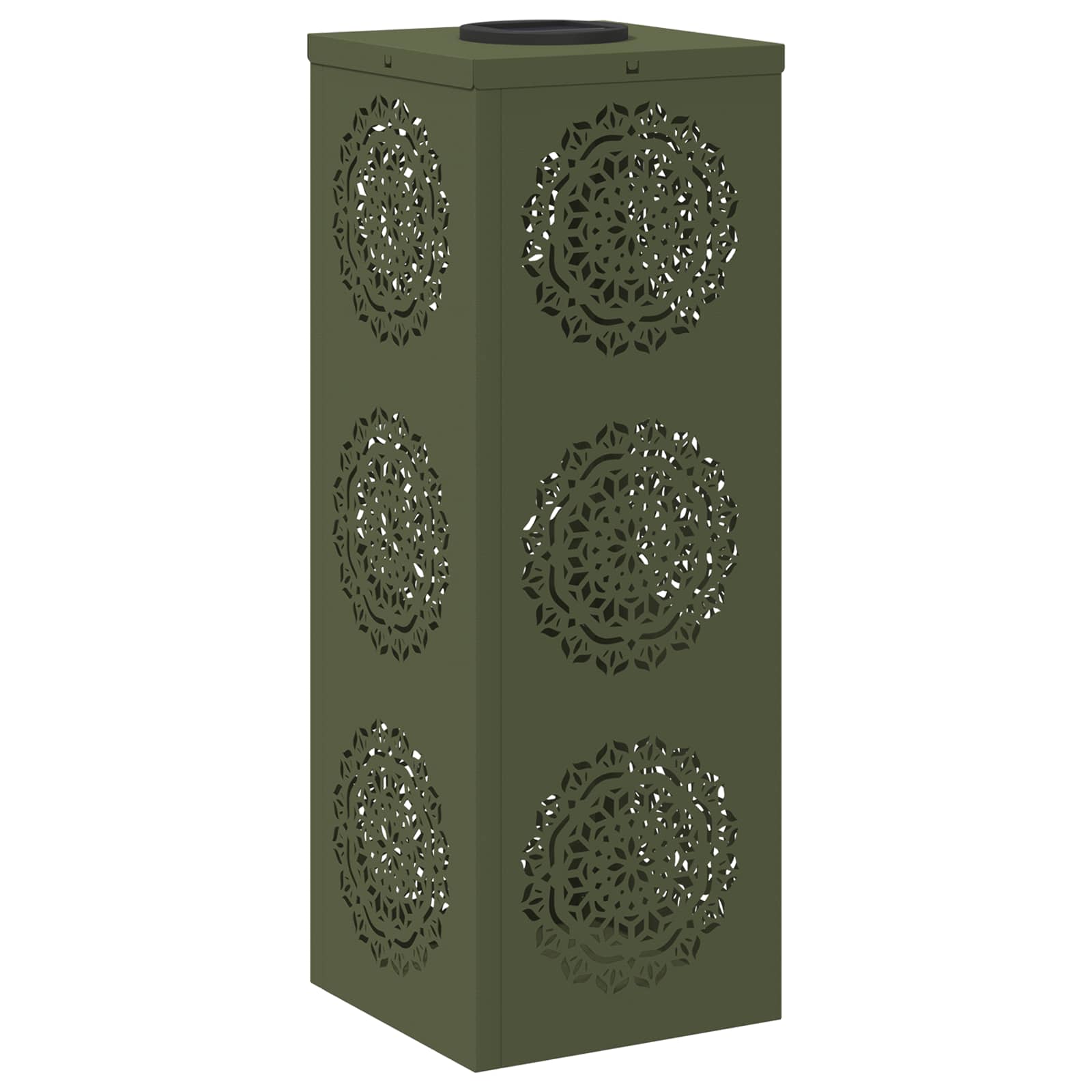 Solar LED Pad Licht 2 pcs Olijf Groen Koudgewalst staal image 4