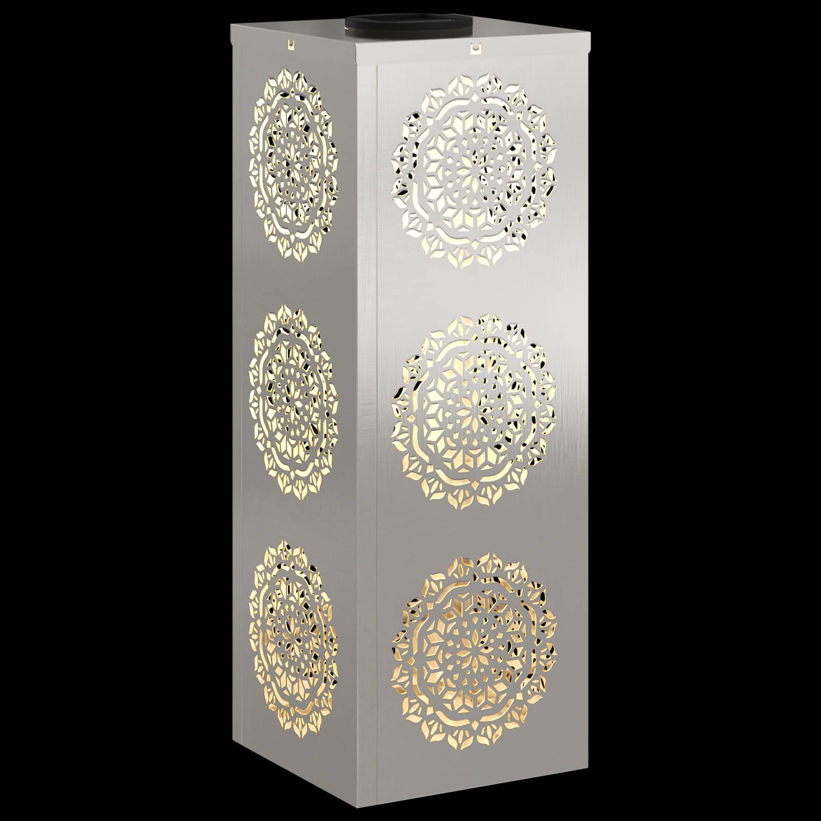 Saules LED ceļa gaisma 2 pcs Rūsa Novecināts tērauds