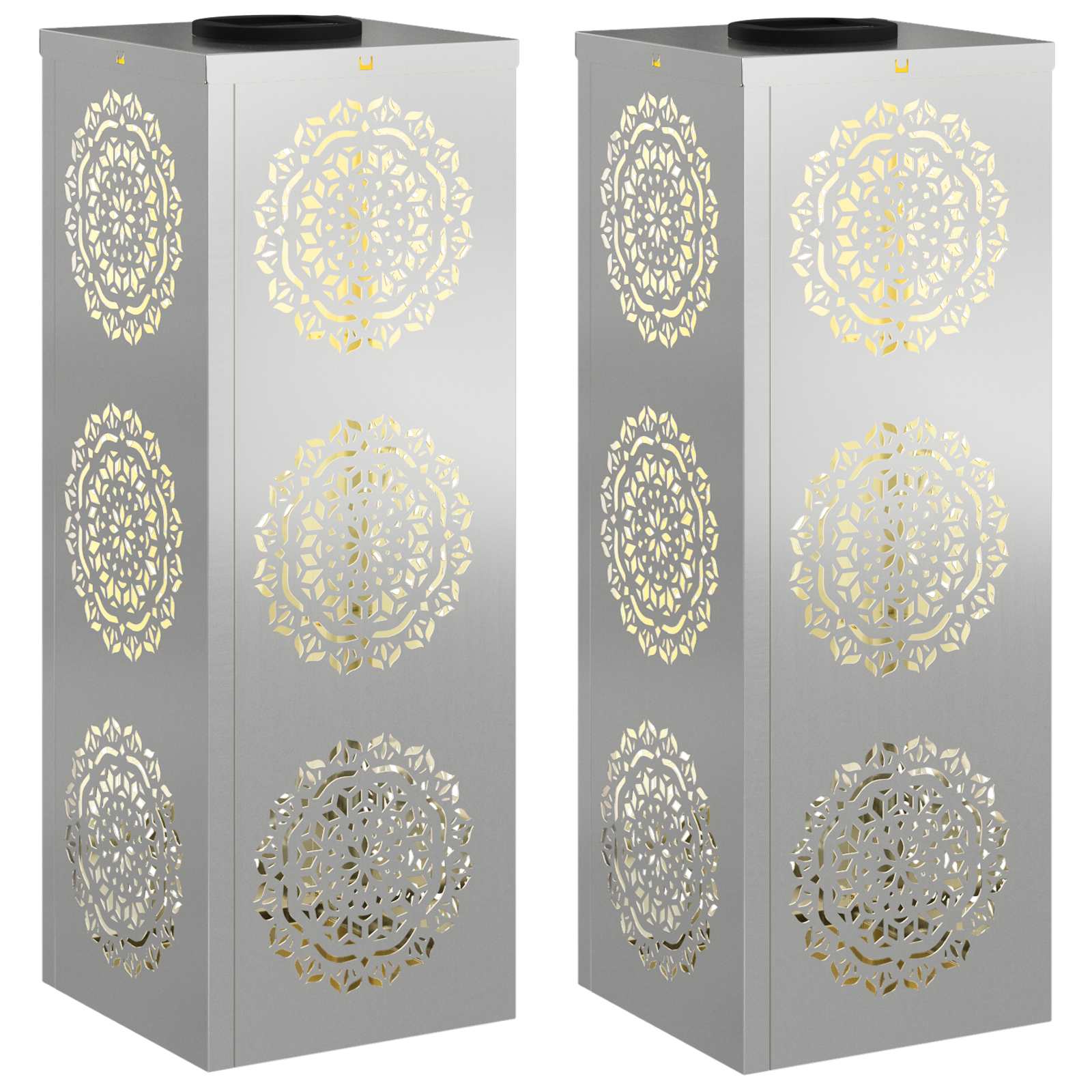 Solar LED Pad Licht 2 pcs Gegalvaniseerd Gegalvaniseerd image 2