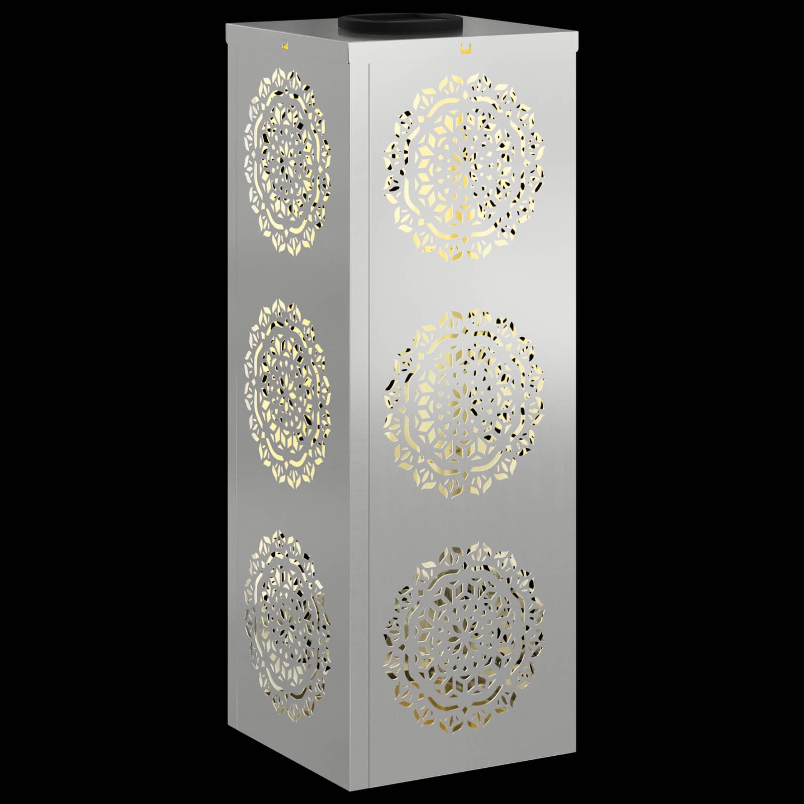 Saules LED ceļa gaisma 2 pcs Rūsa Novecināts tērauds