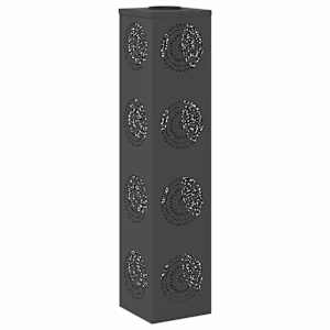 Solární LED Cestovní Světlo 2 pcs Černá Studeně válcovaná ocel - obrázek 4
