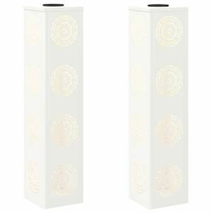 Solární LED Cestovní Světlo 2 pcs Bílá Studeně válcovaná ocel - obrázek 2