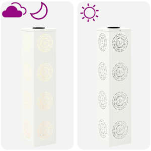 Solární LED Cestovní Světlo 2 pcs Bílá Studeně válcovaná ocel - obrázek 13
