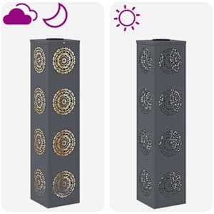 Solární LED Cestovní Světlo 2 pcs Antracit - obrázek 13