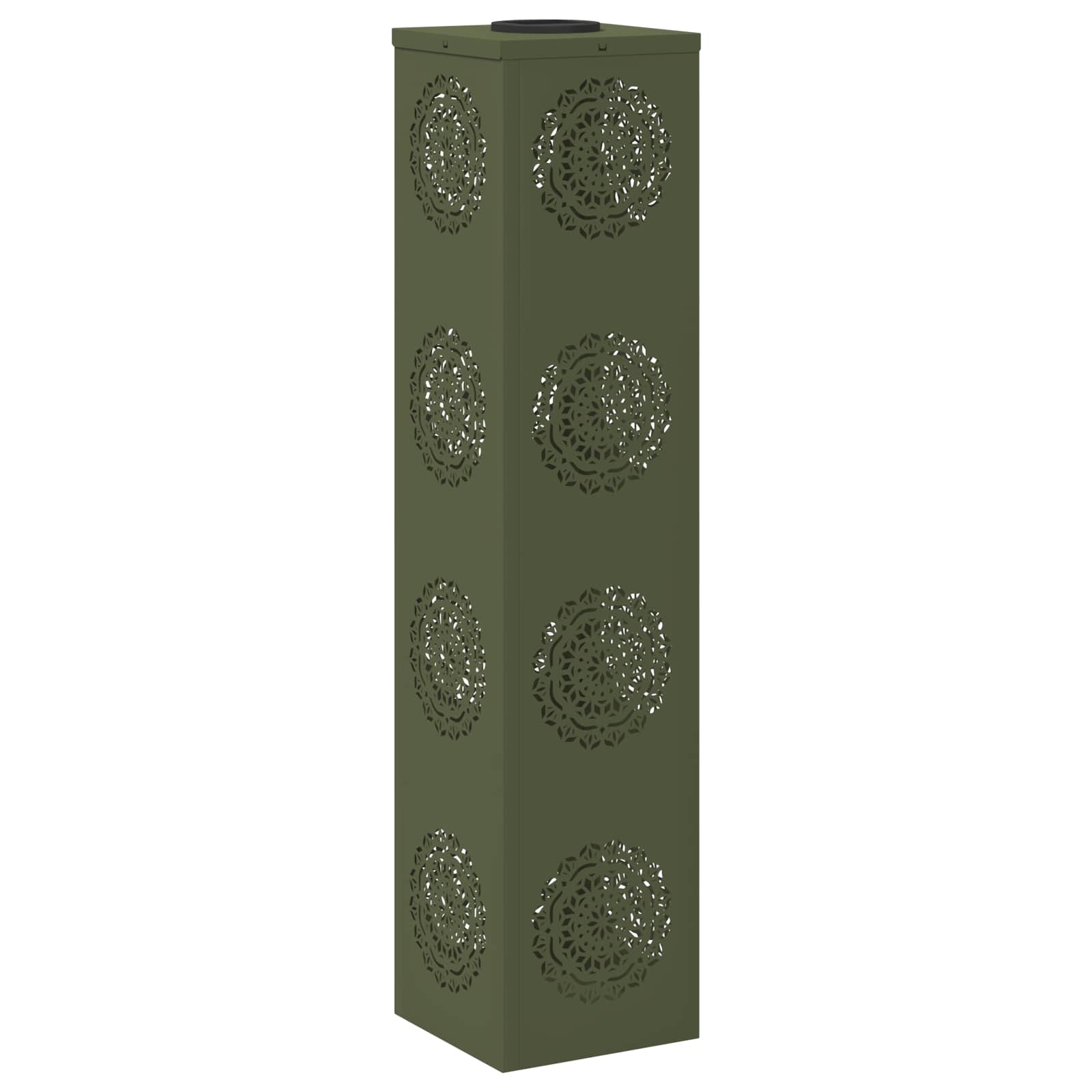 Solar LED Pad Licht 2 pcs Olijf Groen Koudgewalst staal image 4