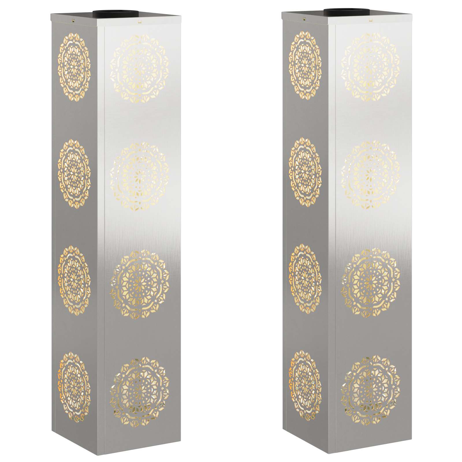 Solar LED Pad Licht 2 pcs Roestvrij staal Roestvrij staal image 2