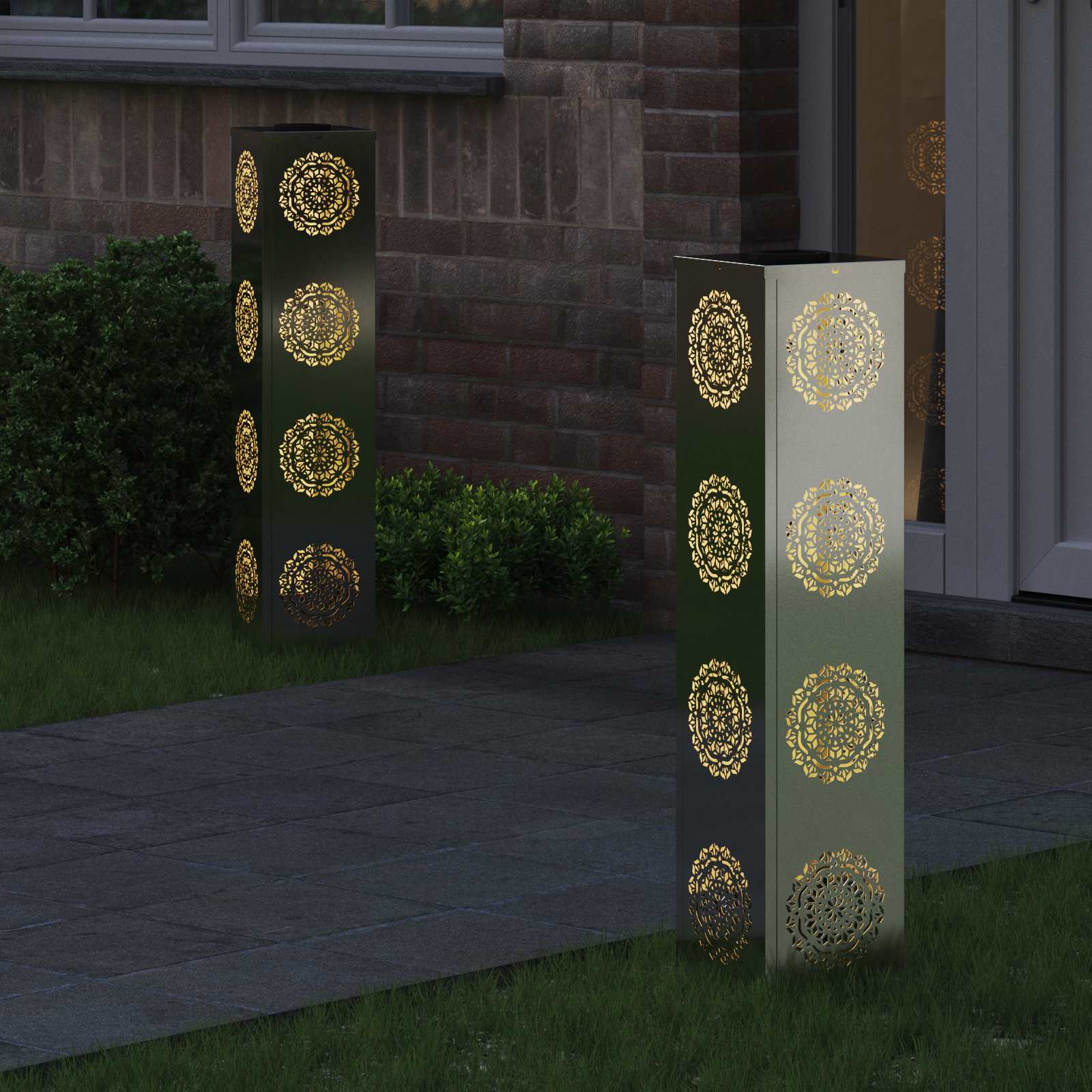 Solar LED Pad Licht 2 pcs Gegalvaniseerd Gegalvaniseerd image 3