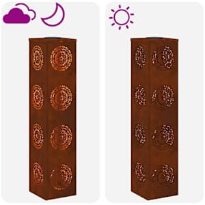 Solární LED Cestovní Světlo 2 pcs Rezavá - obrázek 14