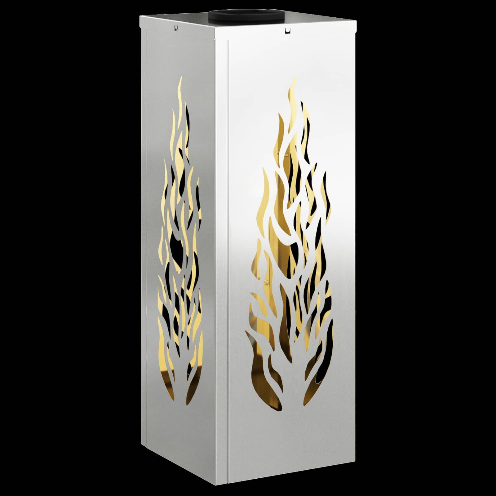 Saules LED ceļa gaisma 2 pcs Rūsa Novecināts tērauds