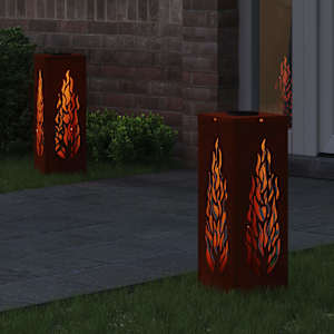 Solární LED Cestovní Světlo 2 pcs Bronzová - obrázek 3