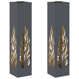 Solární LED Cestovní Světlo 2 pcs Antracit - obrázek 2