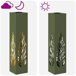 Solární LED Cestovní Světlo 2 pcs Olivově zelená - obrázek 13