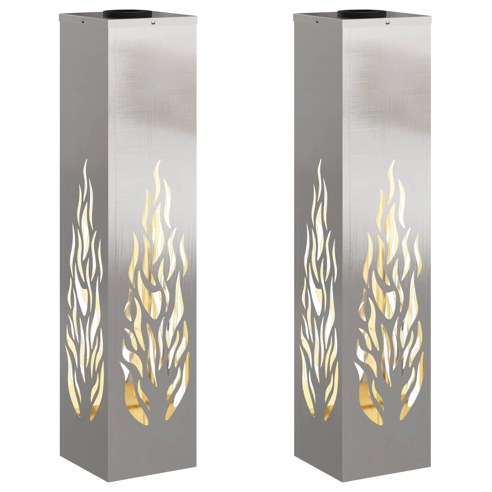 Solar LED Pad Licht 2 pcs Roestvrij staal Roestvrij staal image 2