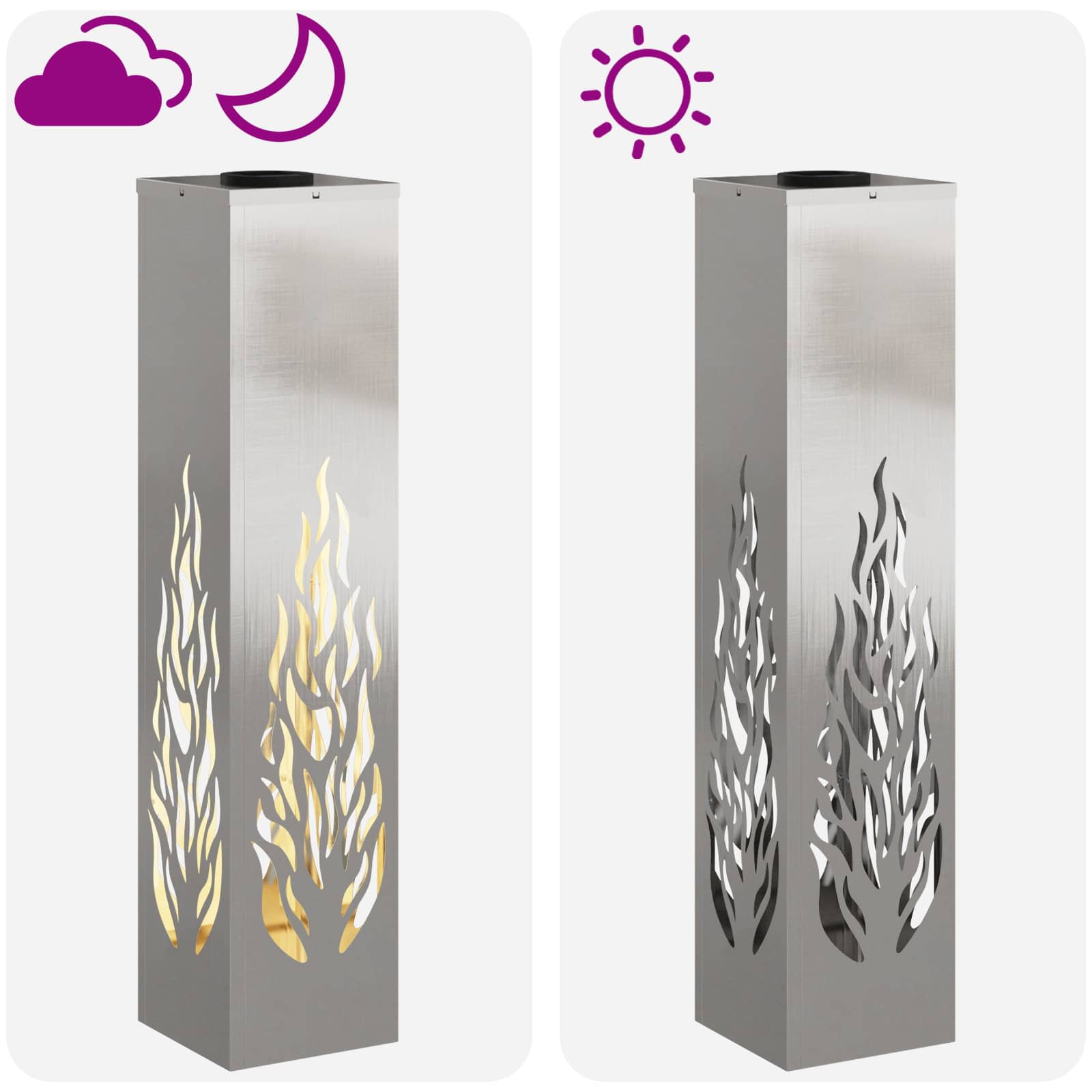 Solar LED Pad Licht 2 pcs Roestvrij staal Roestvrij staal image 13