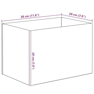 Akvárium s úložištěm Transparentní 30 x 20 x 20 cm Sklo - obrázek 10