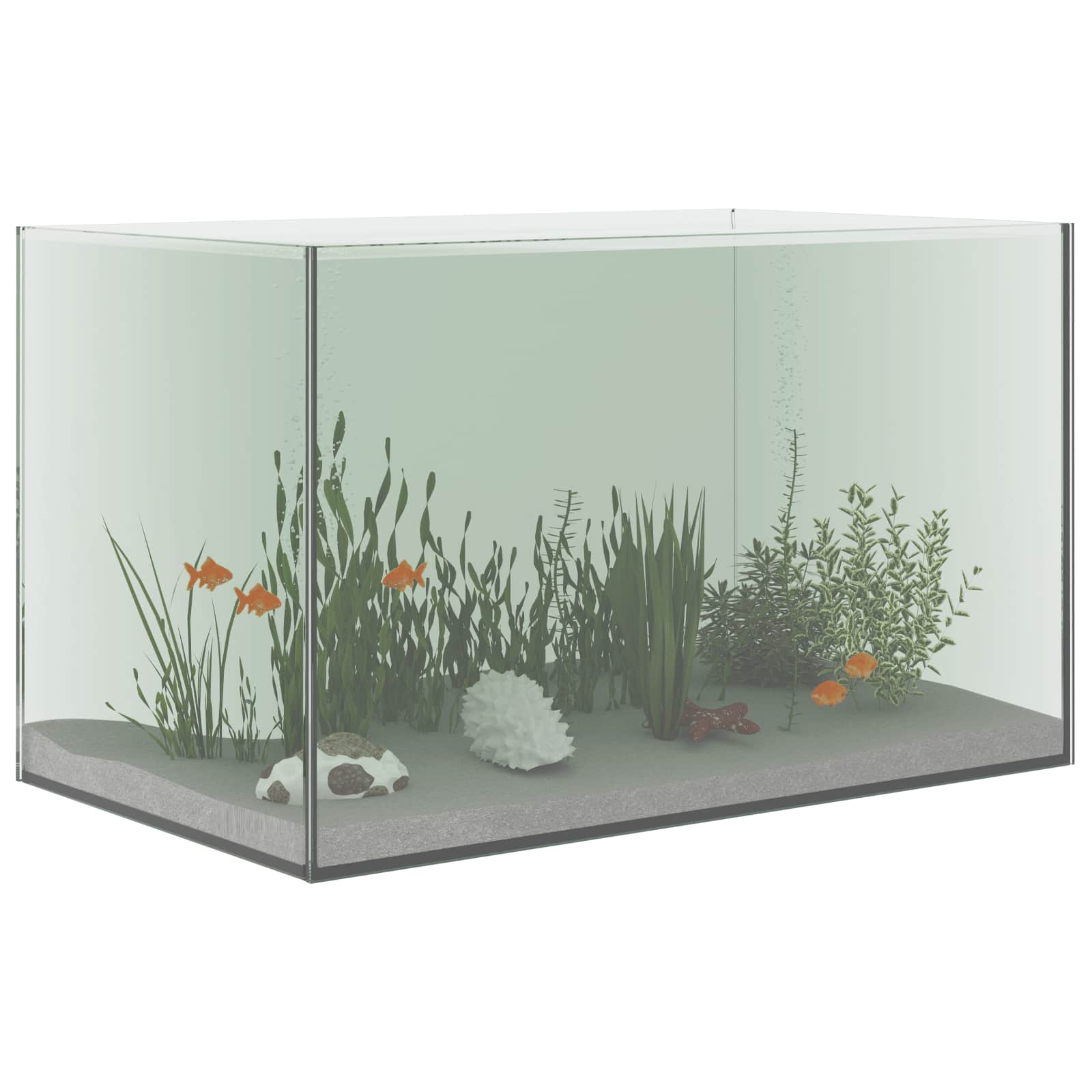 Thumbnail - vidaXL Aquarium mit Speicher Transparent 50 x 30 x 30 cm Glas