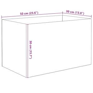 Akvárium s úložištěm Transparentní 50 x 30 x 30 cm Sklo - obrázek 10