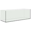 vidaXL Akvaarium ladustamisega L&auml;bipaistev 60 x 20 x 20 cm Klaas