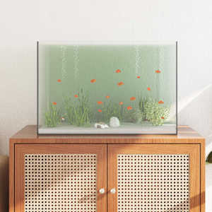 Akvárium s úložištěm Transparentní 60 x 35 x 40 cm Sklo - obrázek 1