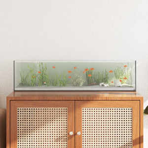 Akvárium s úložištěm Transparentní 80 x 20 x 20 cm Sklo - obrázek 1