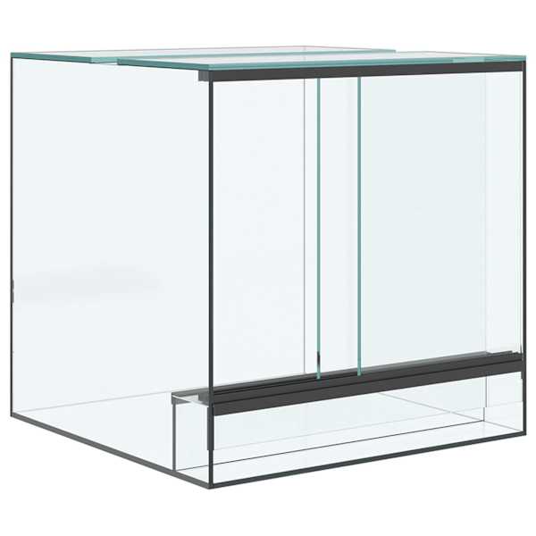 vidaXL Terrarium ladustamisega L&auml;bipaistev 30 x 30 x 30 cm Klaas