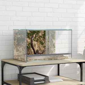 Terárium s úložištěm Transparentní 50 x 30 x 30 cm Sklo - obrázek 1