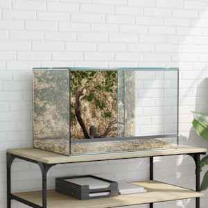 Terárium s úložištěm Transparentní 60 x 40 x 40 cm Sklo - obrázek 1