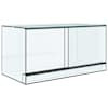 vidaXL Terrarium ladustamisega L&auml;bipaistev 80 x 40 x 40 cm Klaas