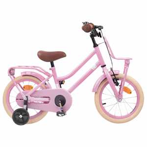 vidaXL Laste Bike 12 Tolli 2-4 aastat vana Hele roosa