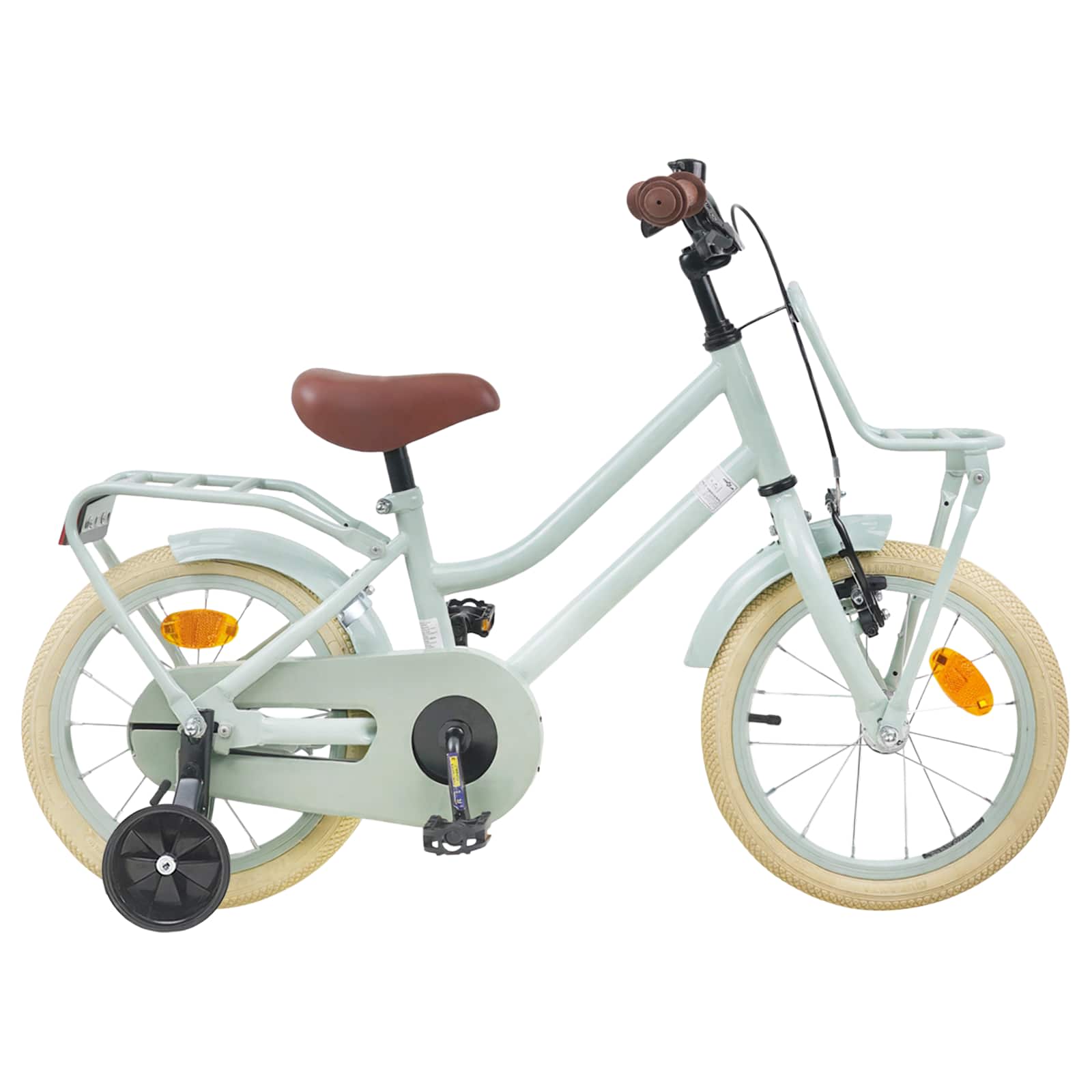 vidaXL Bicicletă pentru Copii 16 Inci pentru 4-6 ani Verde deschis