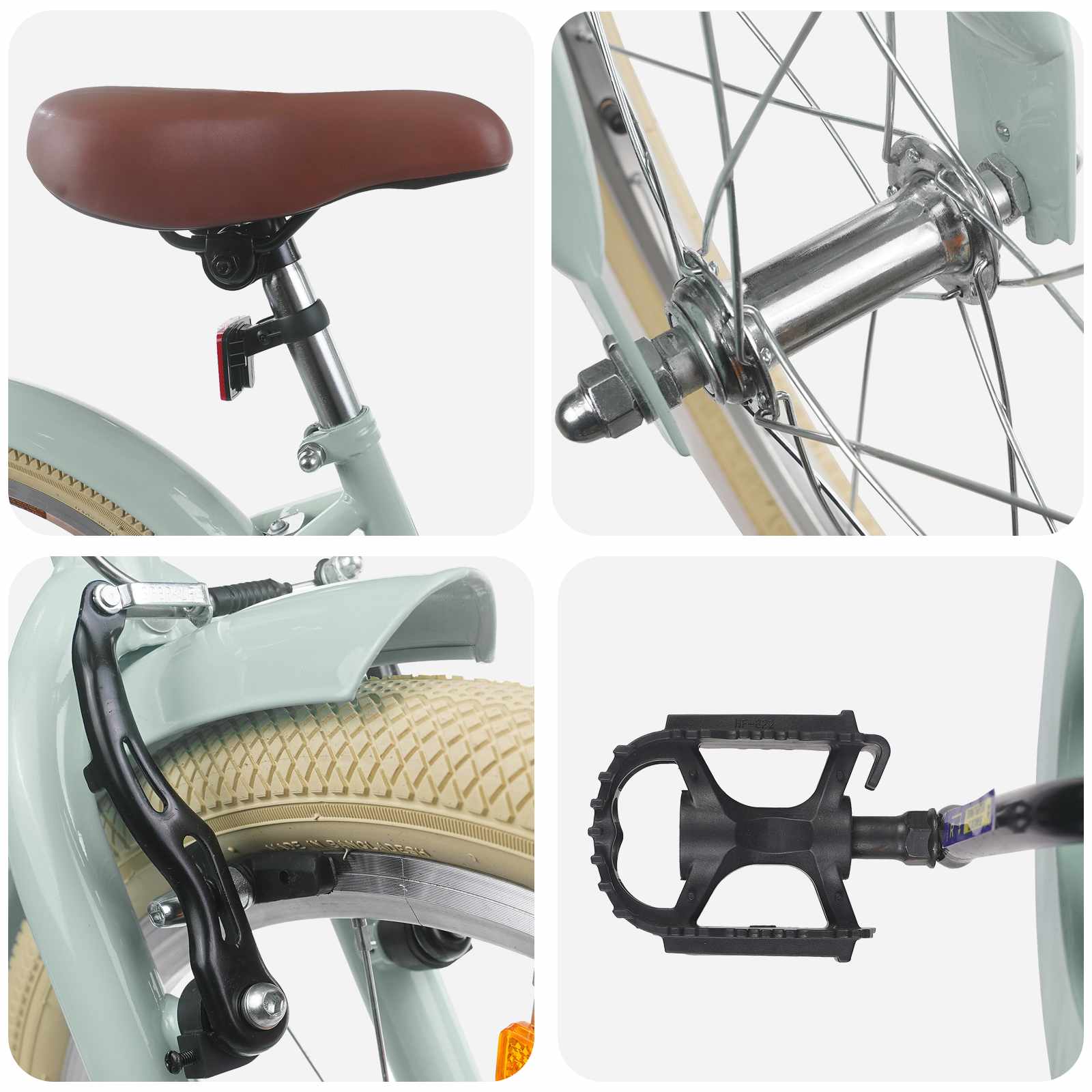 Otroško Kolo 18 Palcev za 5-7 let Svetlo zelena - slika 4