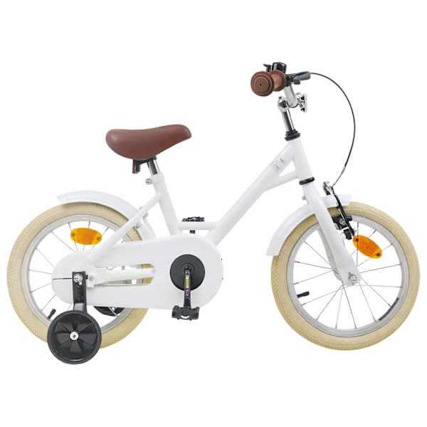 vidaXL Laste Bike 14 Tolli 3-5 Aastat Valge