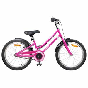 vidaXL Laste Bike 20 Tolli vanuses 6-11 aastat Roosa Must