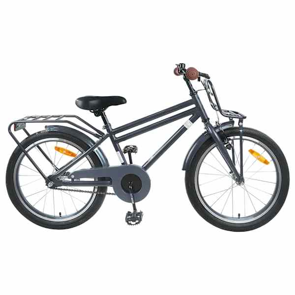 vidaXL Laste Bike 20 Tolli vanuses 6-11 aastat Tumehall