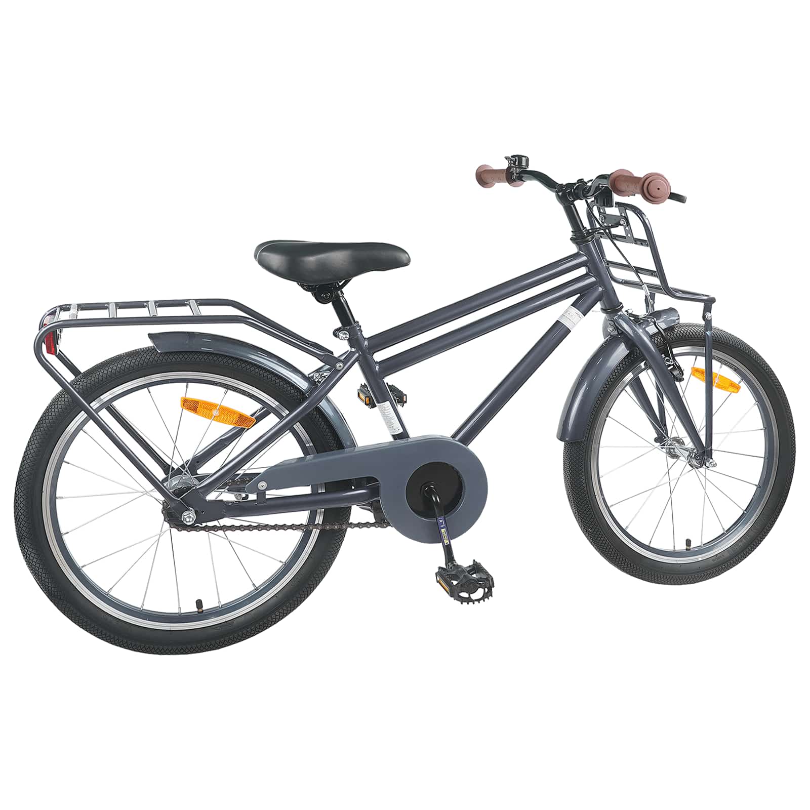 Kinderfiets 22 Inch voor 7-12 jaar oud Donkergrijs - Afbeelding 3