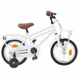vidaXL Laste Bike 14 Tolli 3-5 Aastat Valge