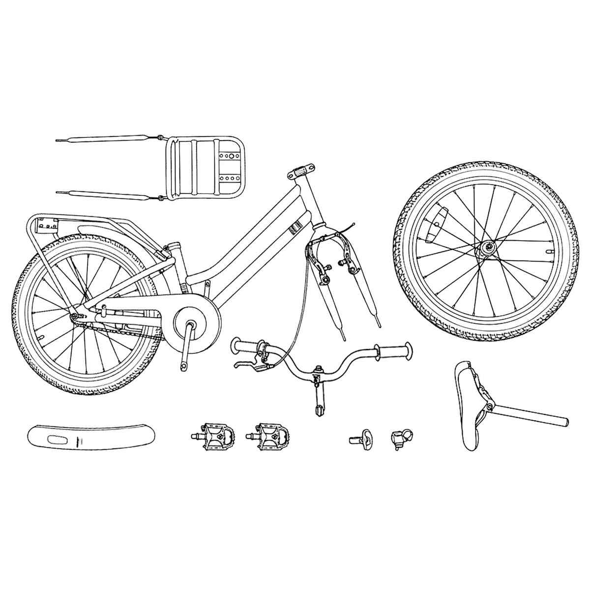 Børnecykel til 7-12 år gammel - Billede 8