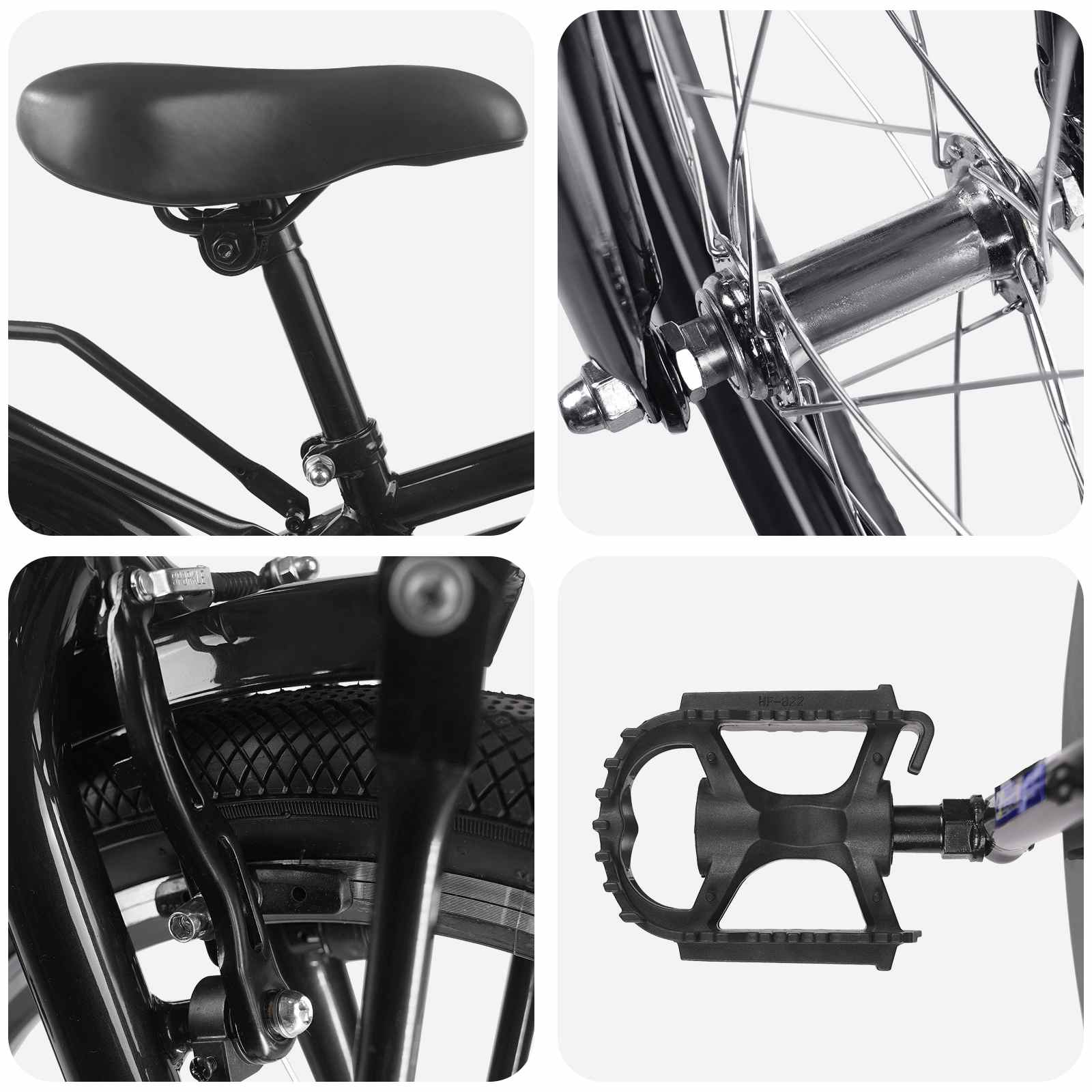 Otroško Kolo 18 Palcev za 5-7 let Črna - slika 4