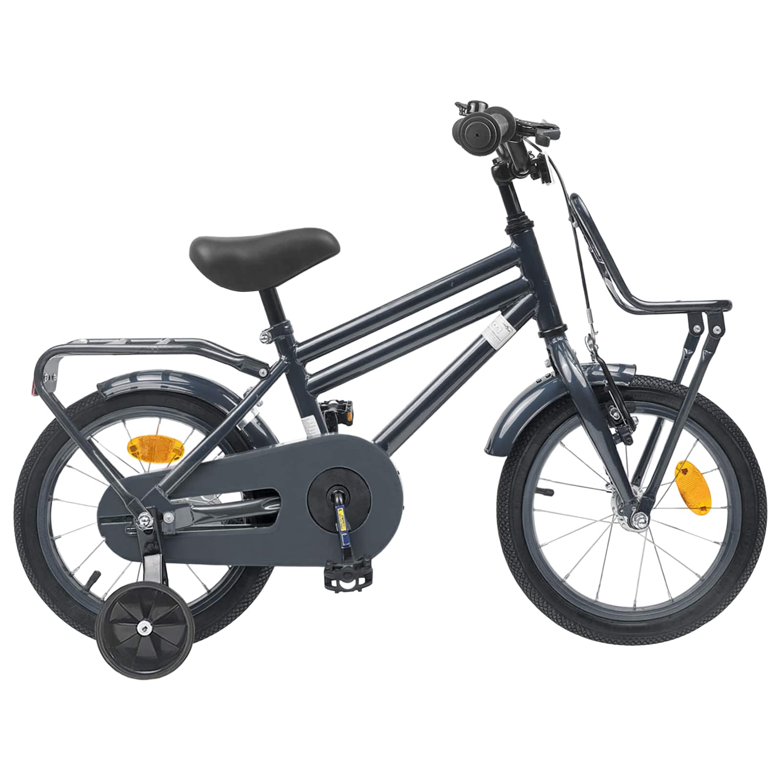 vidaXL Bicicletă pentru Copii 12 Inci pentru 2-4 ani Gri închis