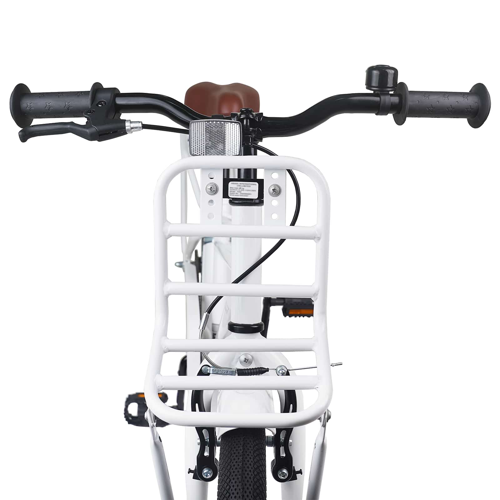 Kinderfiets 22 Inch voor 7-12 jaar oud Wit - Afbeelding 5