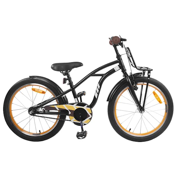vidaXL Laste Bike 20 Tolli vanuses 6-11 aastat Must
