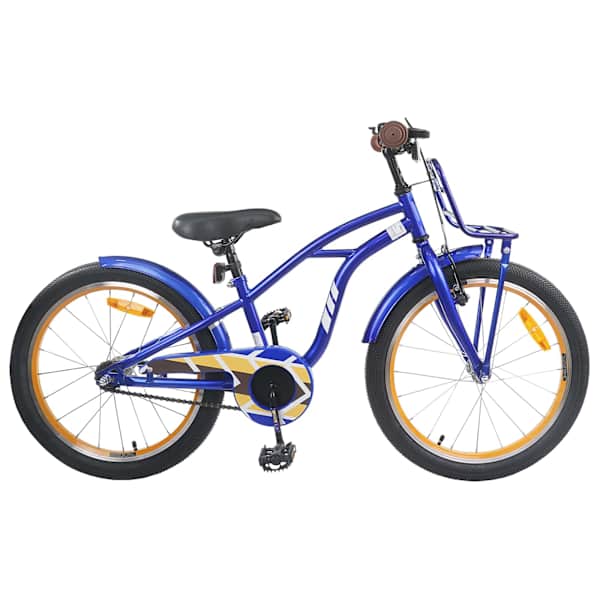 vidaXL Laste Bike 18 Tolli 5-7 aastastele Tumesinine