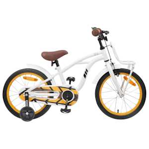 vidaXL Laste Bike 16 Tolli 4-6 aastastele Valge
