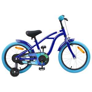 vidaXL Laste Bike 16 Tolli 4&ndash;6 aastastele Tumesinine