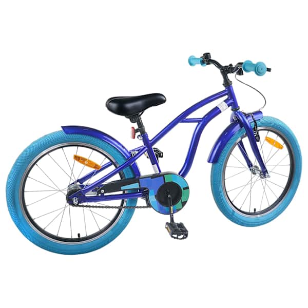 vidaXL Laste Bike 18 Tolli 5-7 aastastele Tumesinine
