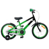 vidaXL Laste Bike 16 Tolli 4-6 aastastele Roheline must