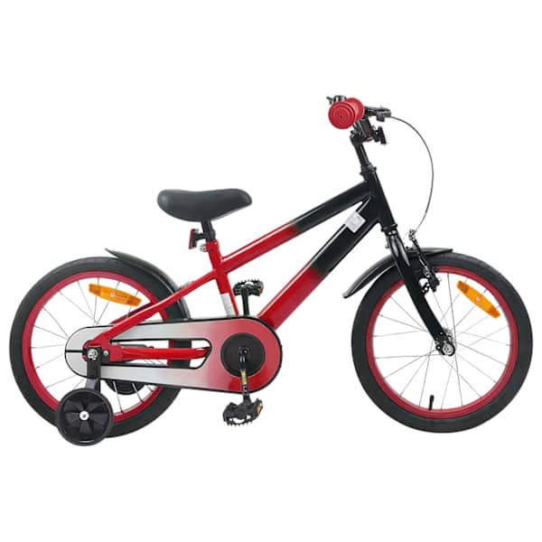 vidaXL Laste Bike 16 Tolli 4-6 aastastele Punane must