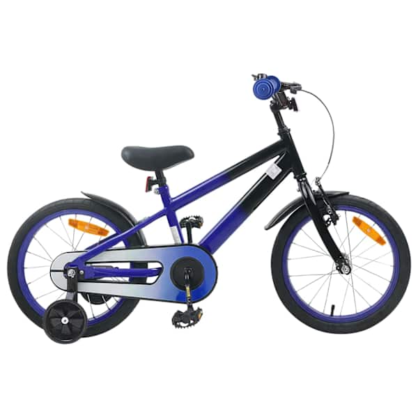 vidaXL Laste Bike 16 Tolli 4-6 aastastele Sinine must