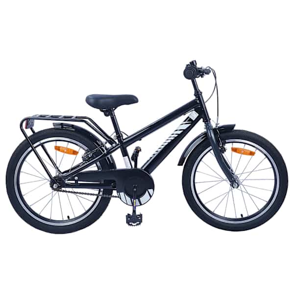 vidaXL Laste Bike 18 Tolli 5-7 aastastele Must